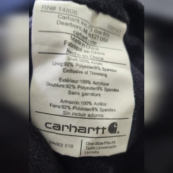 Beanie Lot. 2 Ralph Lauren And 1 Carhartt - Picture 7 of 7